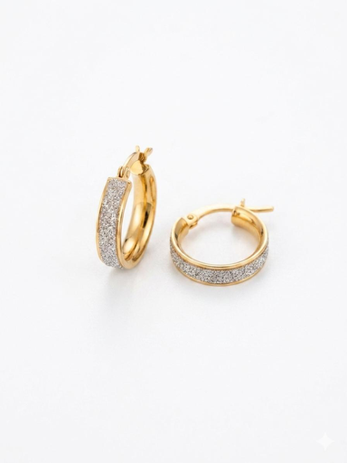 [B1145] Argollas con brillo																	