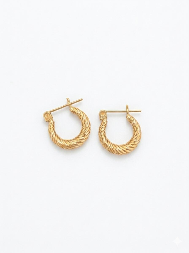 [B1146] Argollas diseño caracol																		