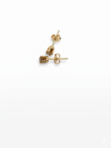 [B1147] Aretes pegados 1 piedra																	